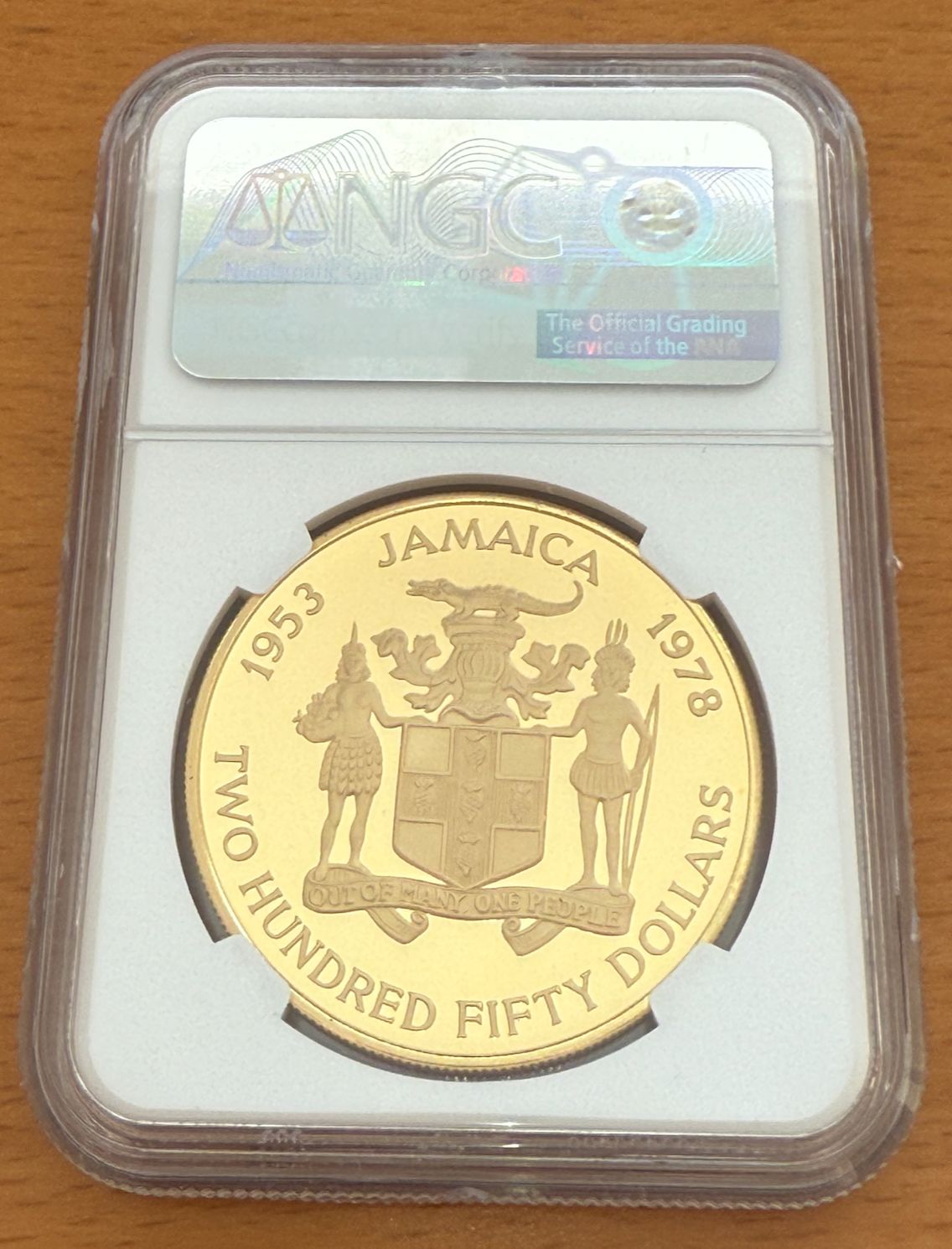 ジャマイカ 1978年 250ドル金貨 NGC PF67UC 戴冠記念 - メルカリ