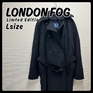 London fog ロンドンフォグ トレンチコート ブラック 黒 ライナー付き LONDON FOG Limted Edition アウター トレンチコート size10 ライナー