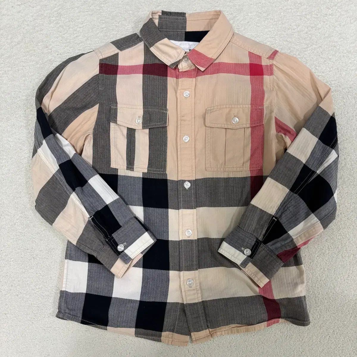 8Y バーバリー チルドレン キッズ ノヴァチェック 長袖シャツ 1205