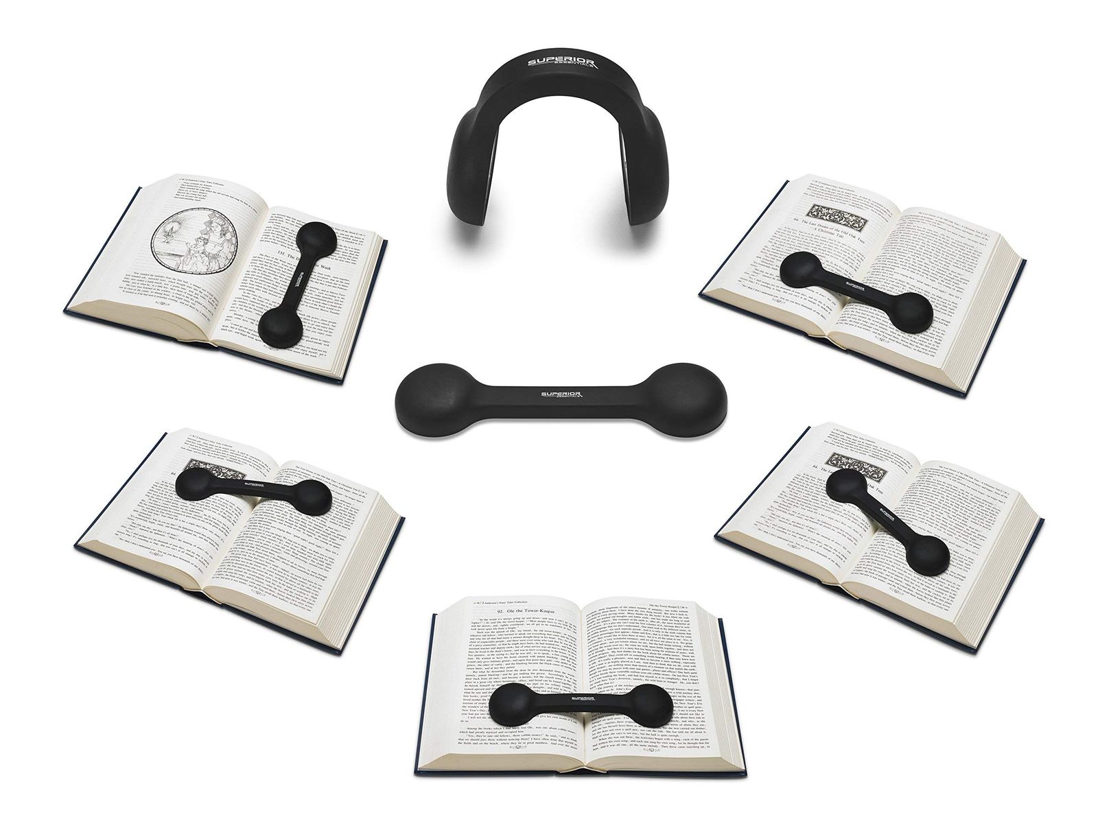 本を広げて固定 ‎グリーン