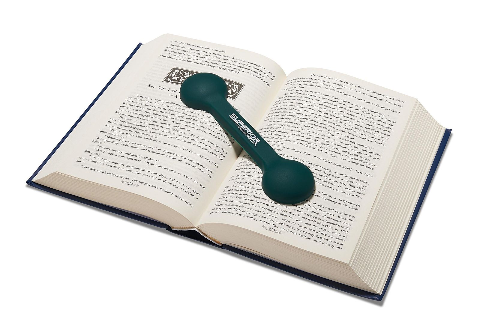 Superior Essentials ブックマーク 重量ページホルダー セット グリーン ブラック クリア 本を広げて固定 ‎グリーン