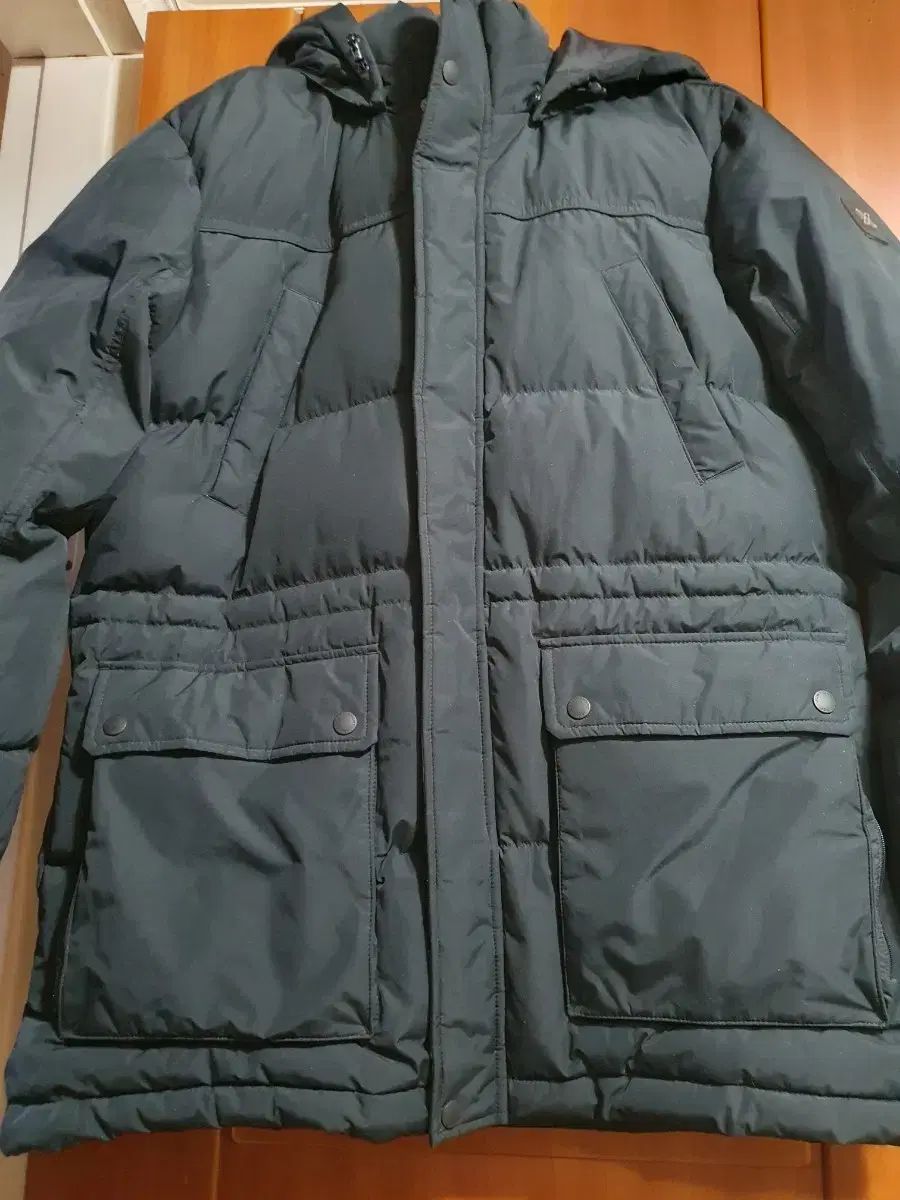 JDX フード ダウン アウター ブラック