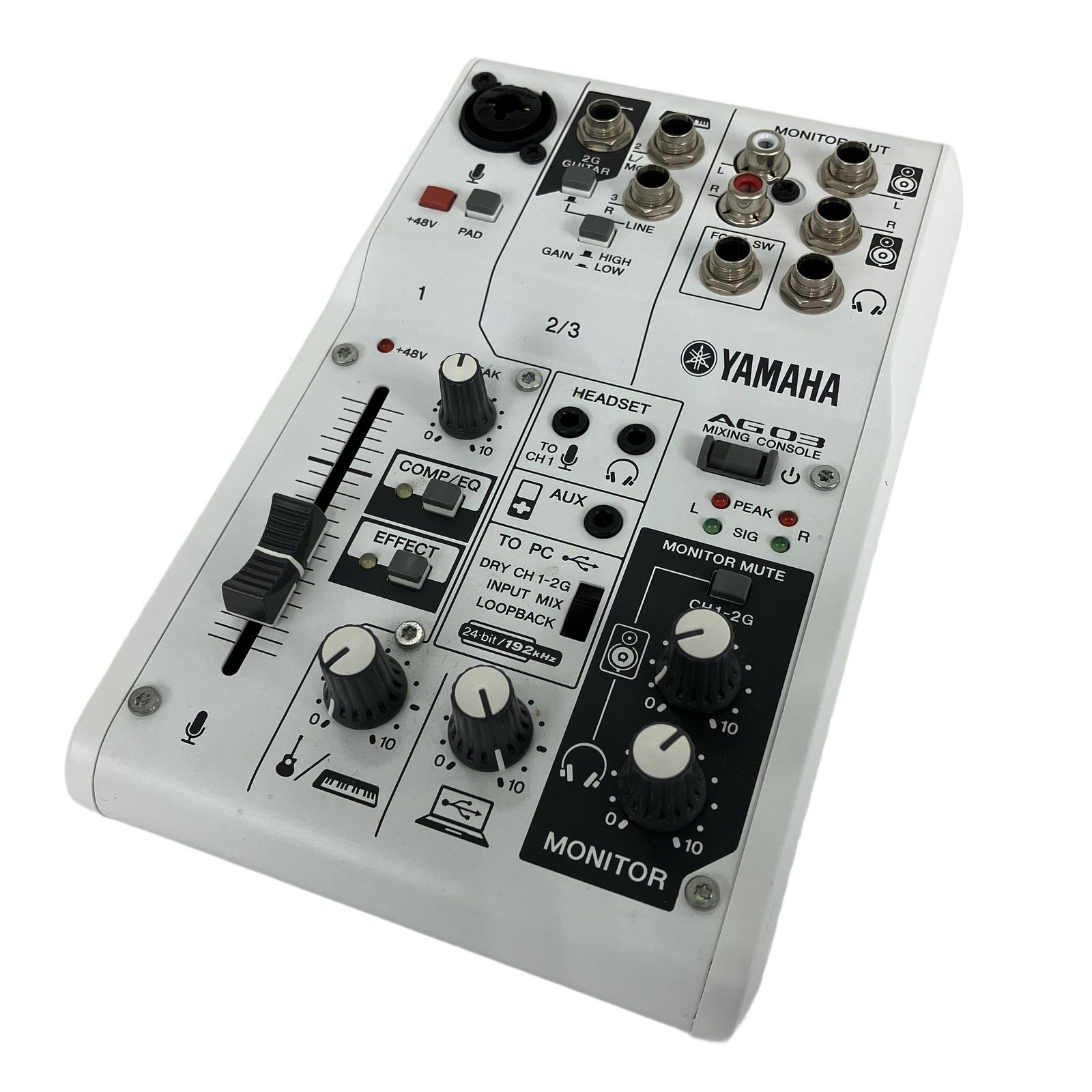 YAMAHA AG 03 ライブ ストリーミング オーディオ インターフェース ヤマハ 音響機材