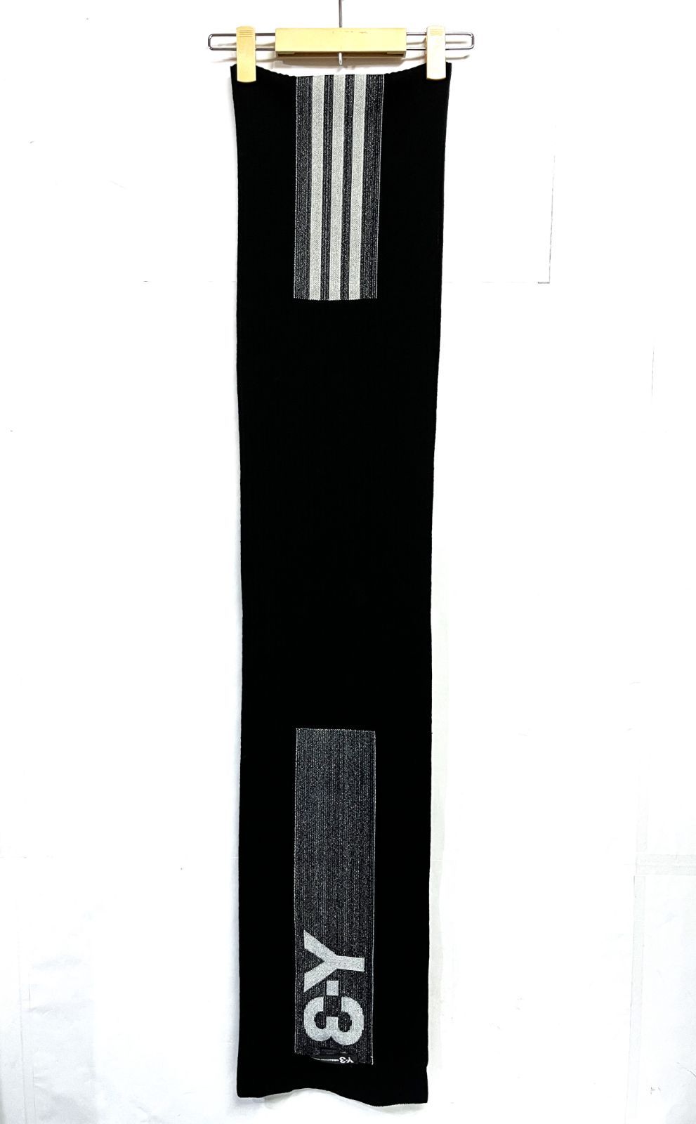 Y-3｜ワイスリー adidas Yohji Yamamoto 3ストライプ ロゴ マフラー