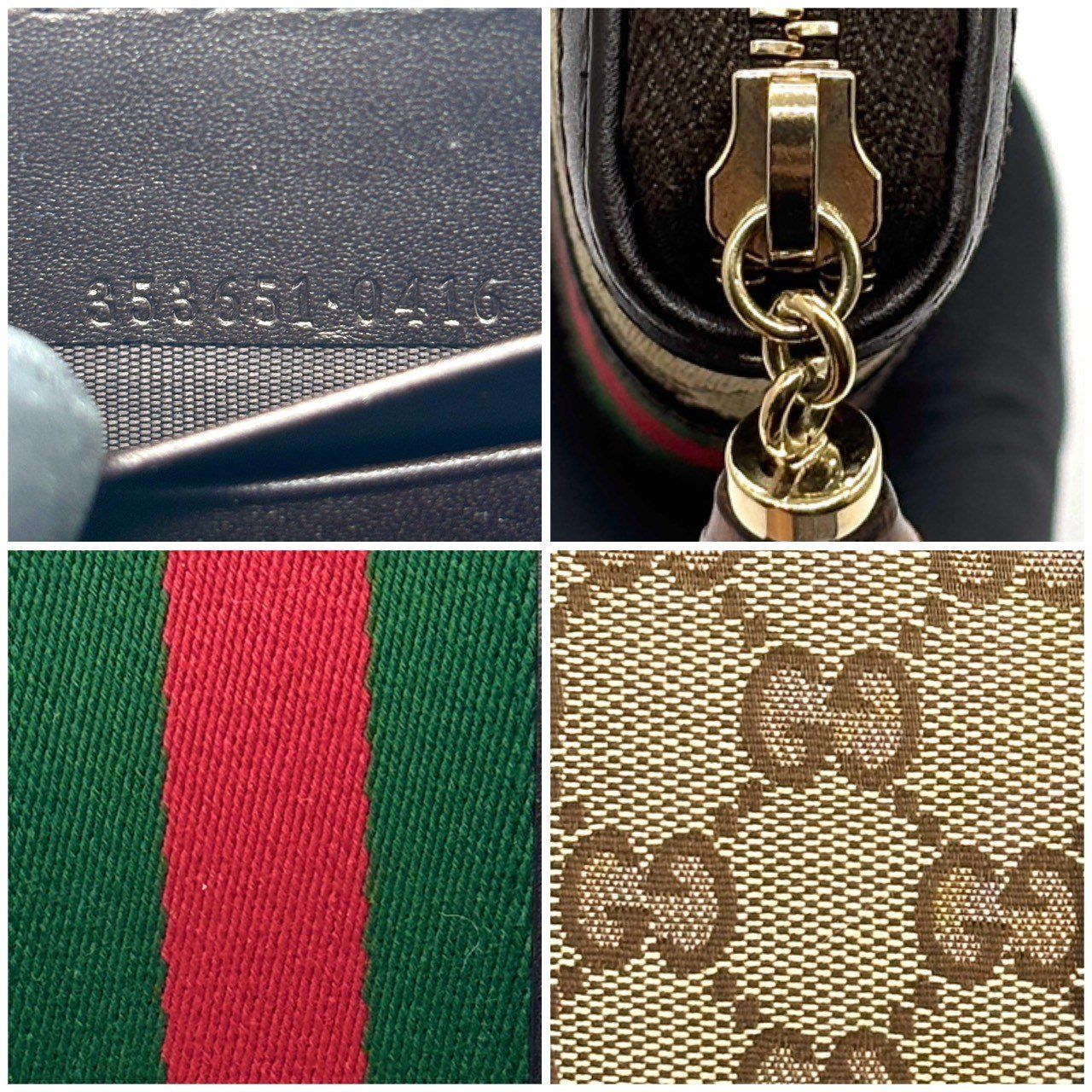 象徴美を手元に宿す】 GUCCI グッチ 長財布 ラウンドジップ シェリー