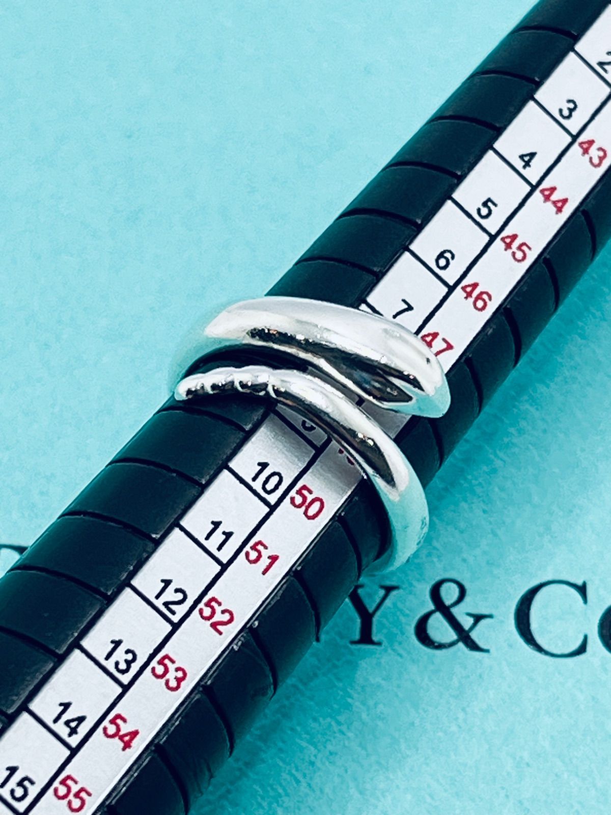 a172 美品 オールド ティファニー スネーク 蛇 シルバー 925 リング 約