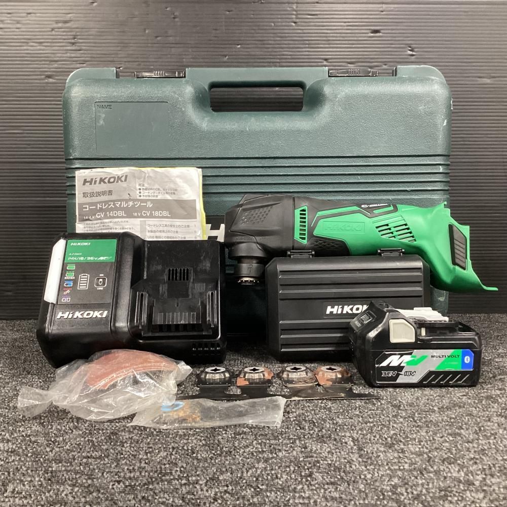 HiKOKI CV 18 DBL V充電式マルチツール バッテリ 急速充電器付 202