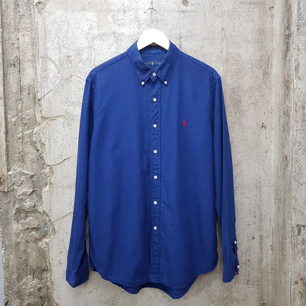 ラルフローレン ブルー シャツ Lサイズ