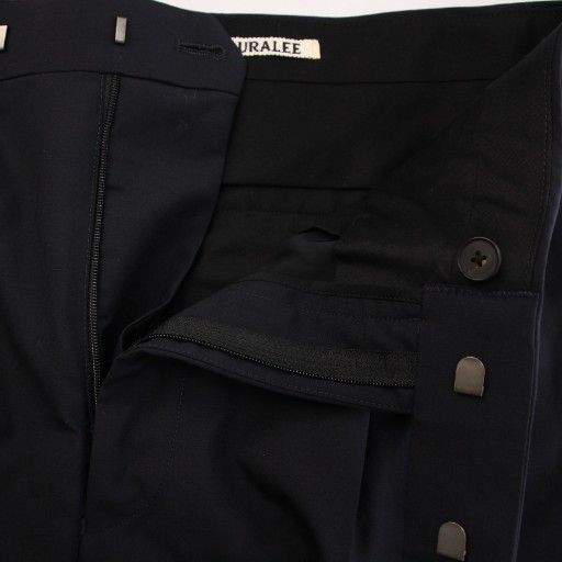 オーラリー AURALEE SUPER FINE TROPICAL WOOL SLACKS スーパー