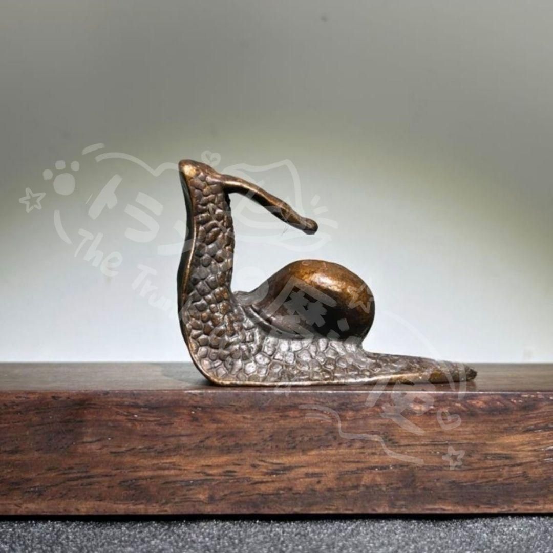 新年ギフト銅 細工 蝸牛香挿 茶道茶寵 茶道具 香道具 装飾品 工芸品