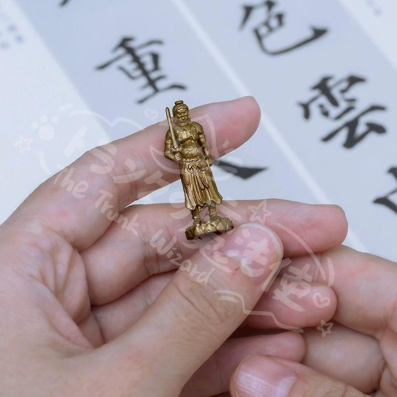 新年ギフト仏教美術 仏像 小仏像 不動明王菩薩仏像 銅製 銅器 置物
