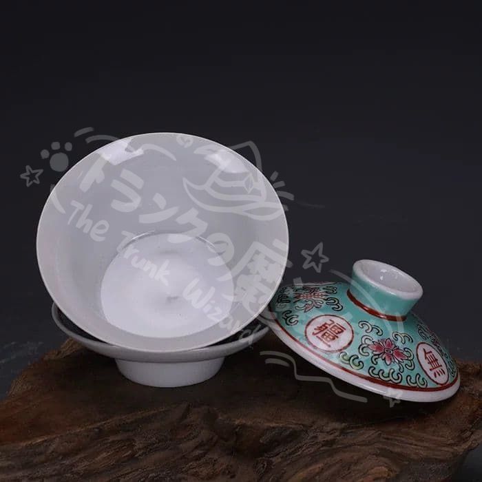 新年ギフト万寿無疆蓋碗三才湯飲み 景徳鎮 陶磁器 小売業者 工芸品