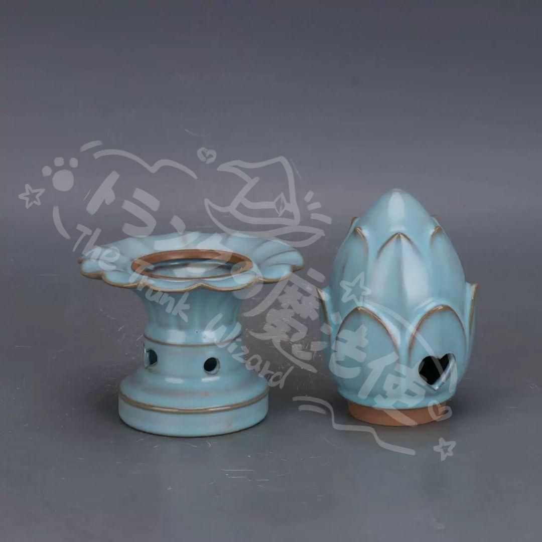  新年ギフト蓮花薫炉 室内薫香炉 装飾品 工芸品 置物 陶芸 ヘッドドレス 喪服アクセサリー 仏事用香炉 仏壇 仏具