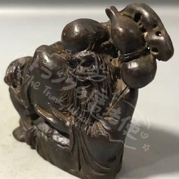 新年ギフト老寿星印章 銅製 書道具 文房具 置物