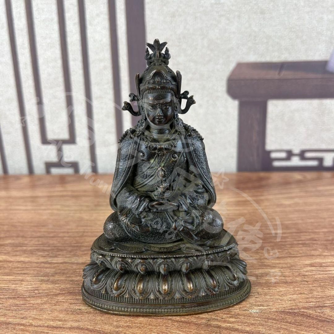 新年ギフト蓮華生大師仏像 開運 風水 招財 工芸品 美術品 置物