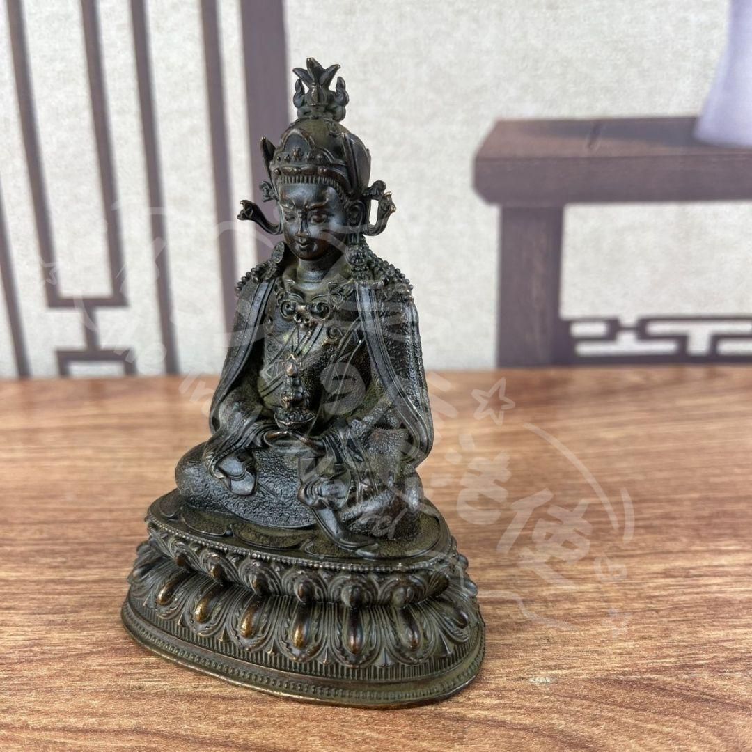 新年ギフト蓮華生大師仏像 開運 風水 招財 工芸品 美術品 置物