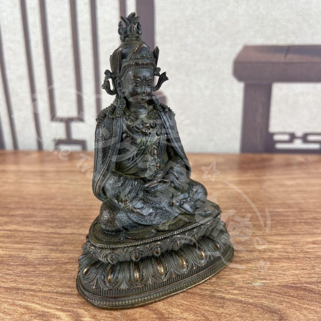 新年ギフト蓮華生大師仏像 開運 風水 招財 工芸品 美術品 置物