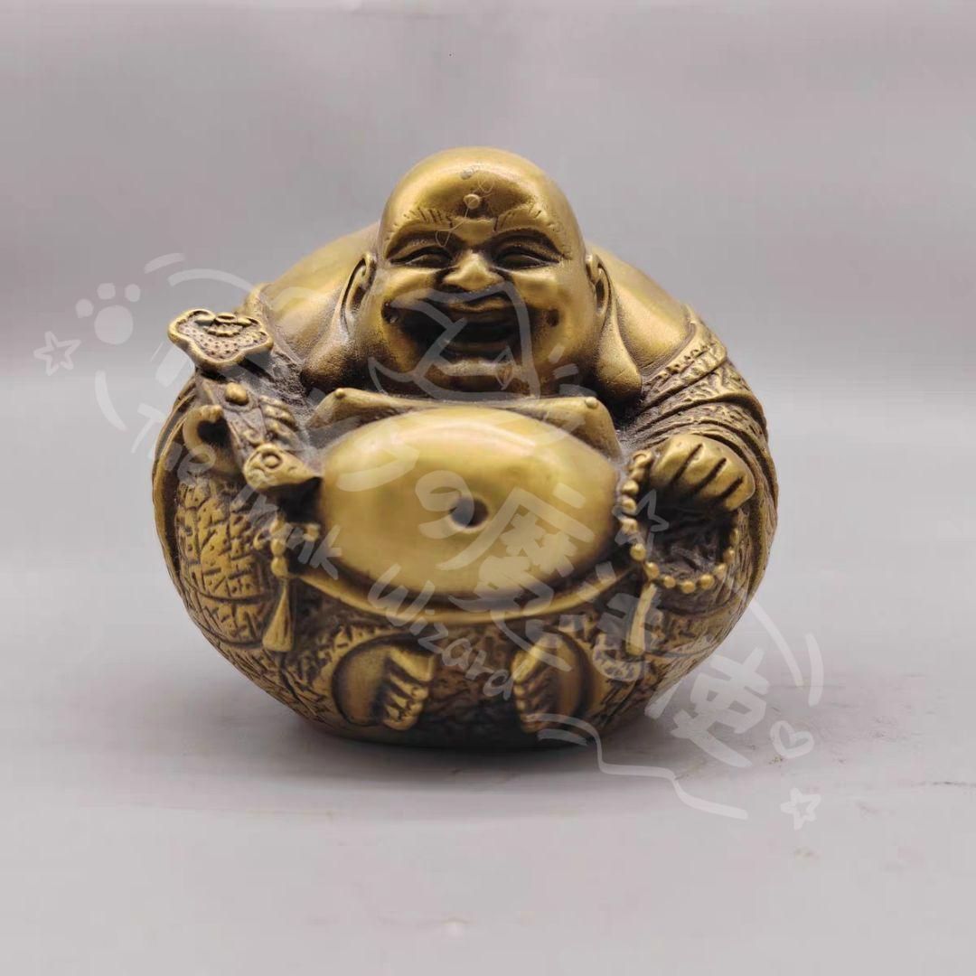 新年ギフト仏教美術 弥勒仏像 大腹仏 開運 風水 招財 置物 工芸品