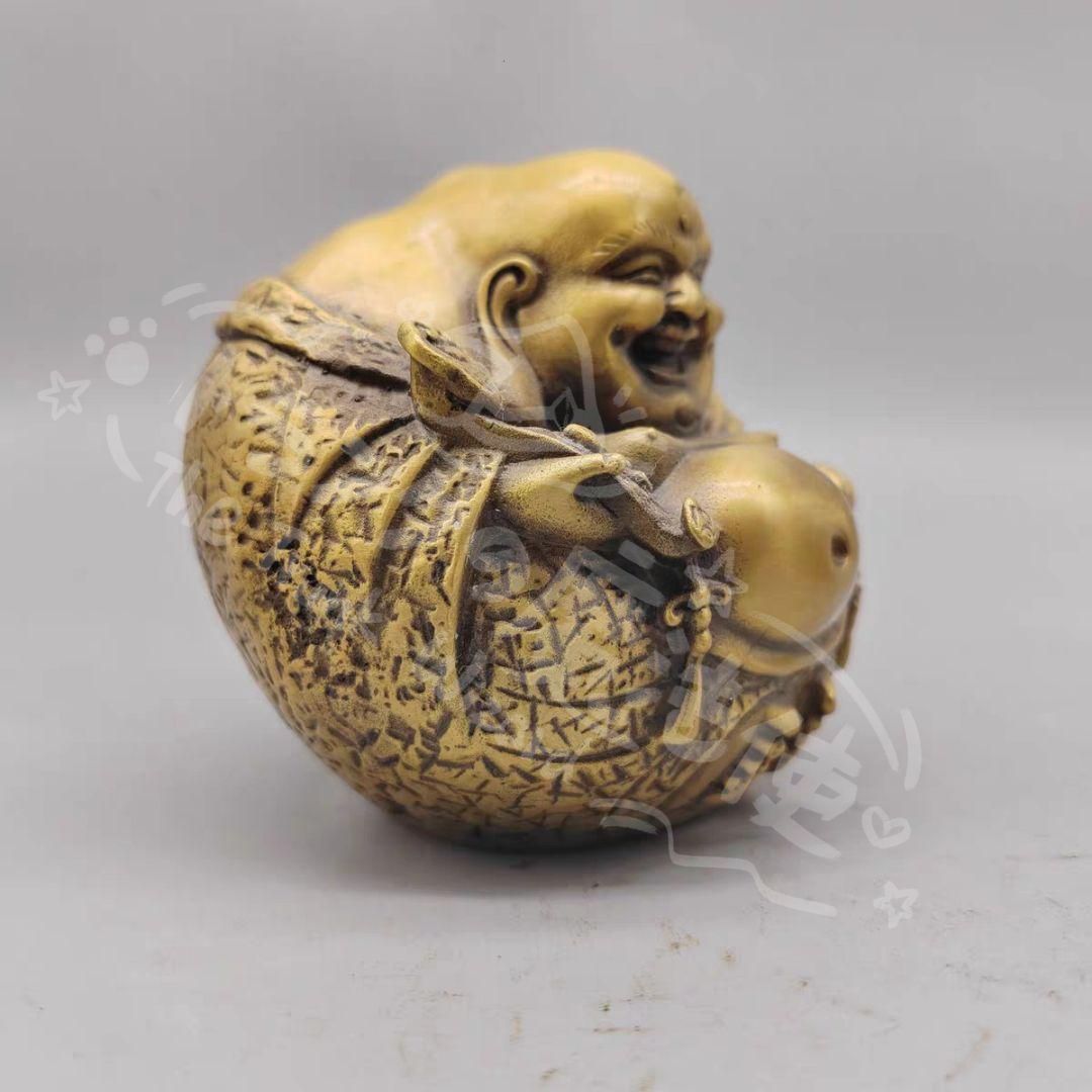仏教美術 仏像 弥勒仏 金銭仏 布袋仏 大腹笑仏 開運 風水 招財 置物 工芸品 新年ギフト仏教美術 弥勒仏像 大腹仏 開運 風水 招財 置物 工芸品