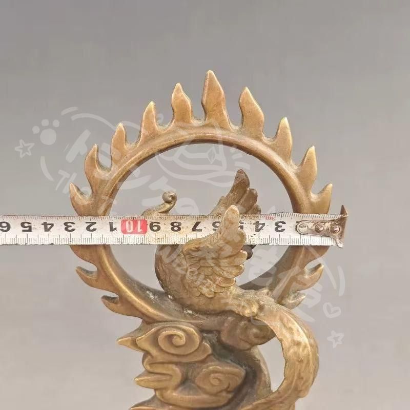 新年ギフト乾隆 火鳳凰倒流香香炉 薫香炉室内 開運 風水 招財 置物