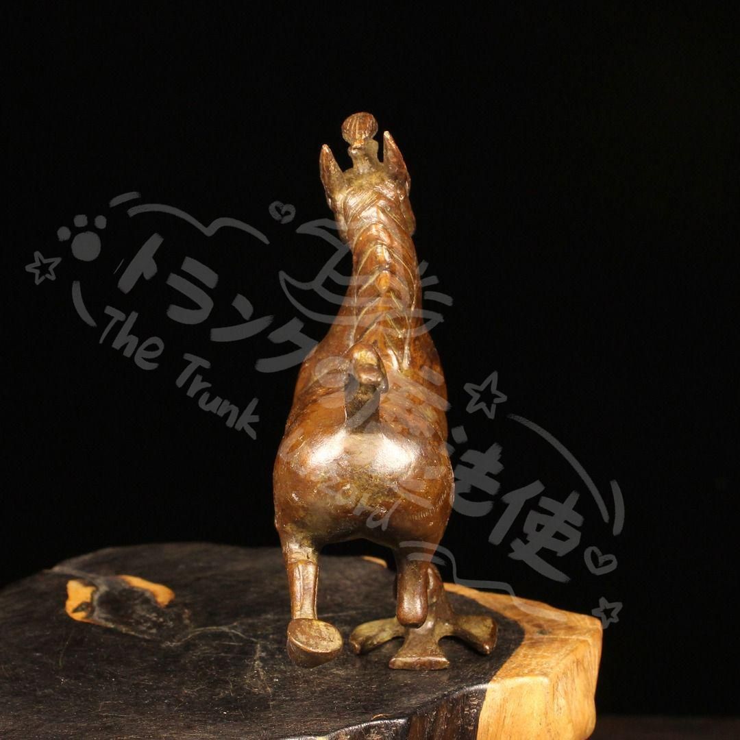 新年ギフト銅 細工 馬踏飛燕 工芸品 美術品 置物CZW1207P502 - メルカリ