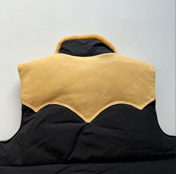 SUGAR CANE レザーヨーク ダウンベスト 64クロス