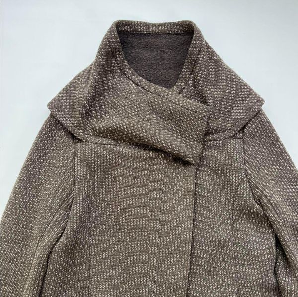 芽風】 センソユニコ ロングコート ウール ハイネック ブラウン - メルカリ