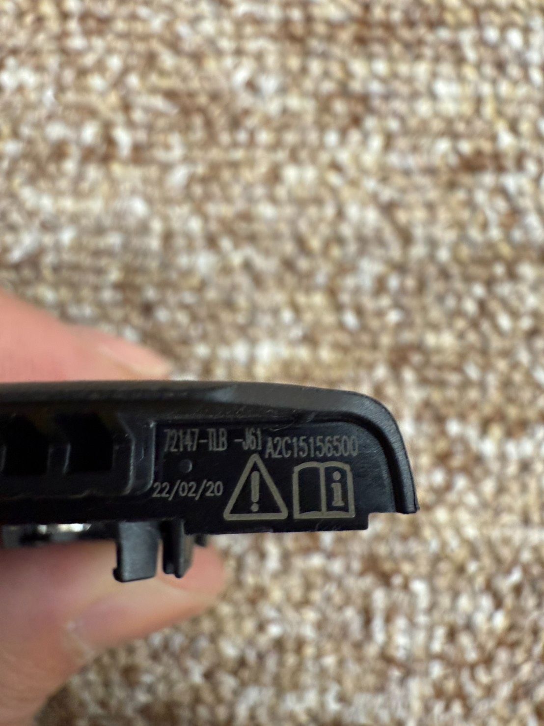 スマートキー 2ボタン 72147-TLB-J61 ホンダ