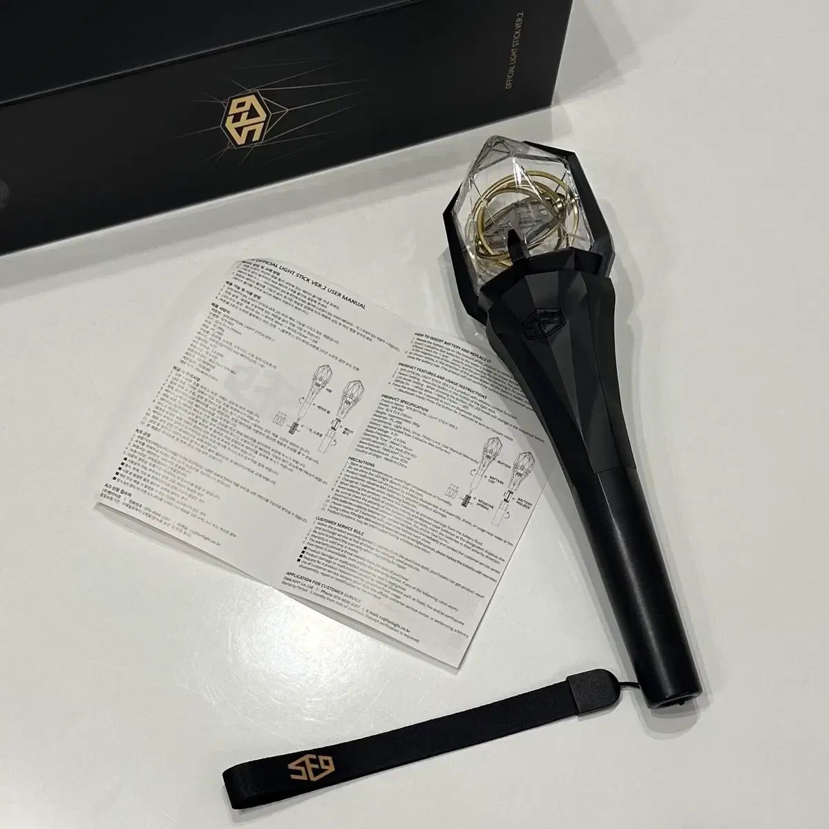 SF9 公式 ペンライト 地球봉 ブラック 黒 Ver. 2 ver 2 トレカ 含む