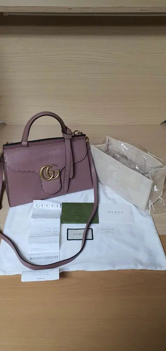 グッチ クロスバック トップハンドル ミニバック レシートO