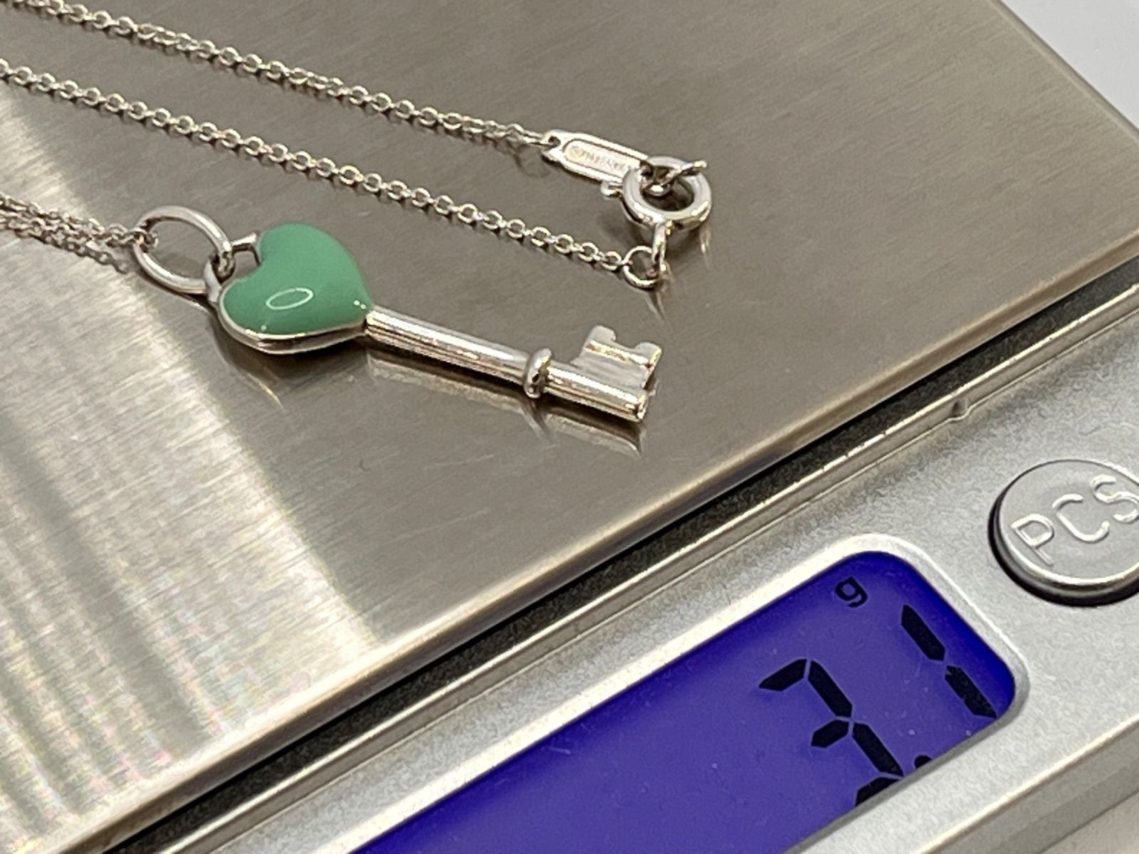 a175 Tiffany&Co. ティファニー ハート キー ネックレス ティファニー