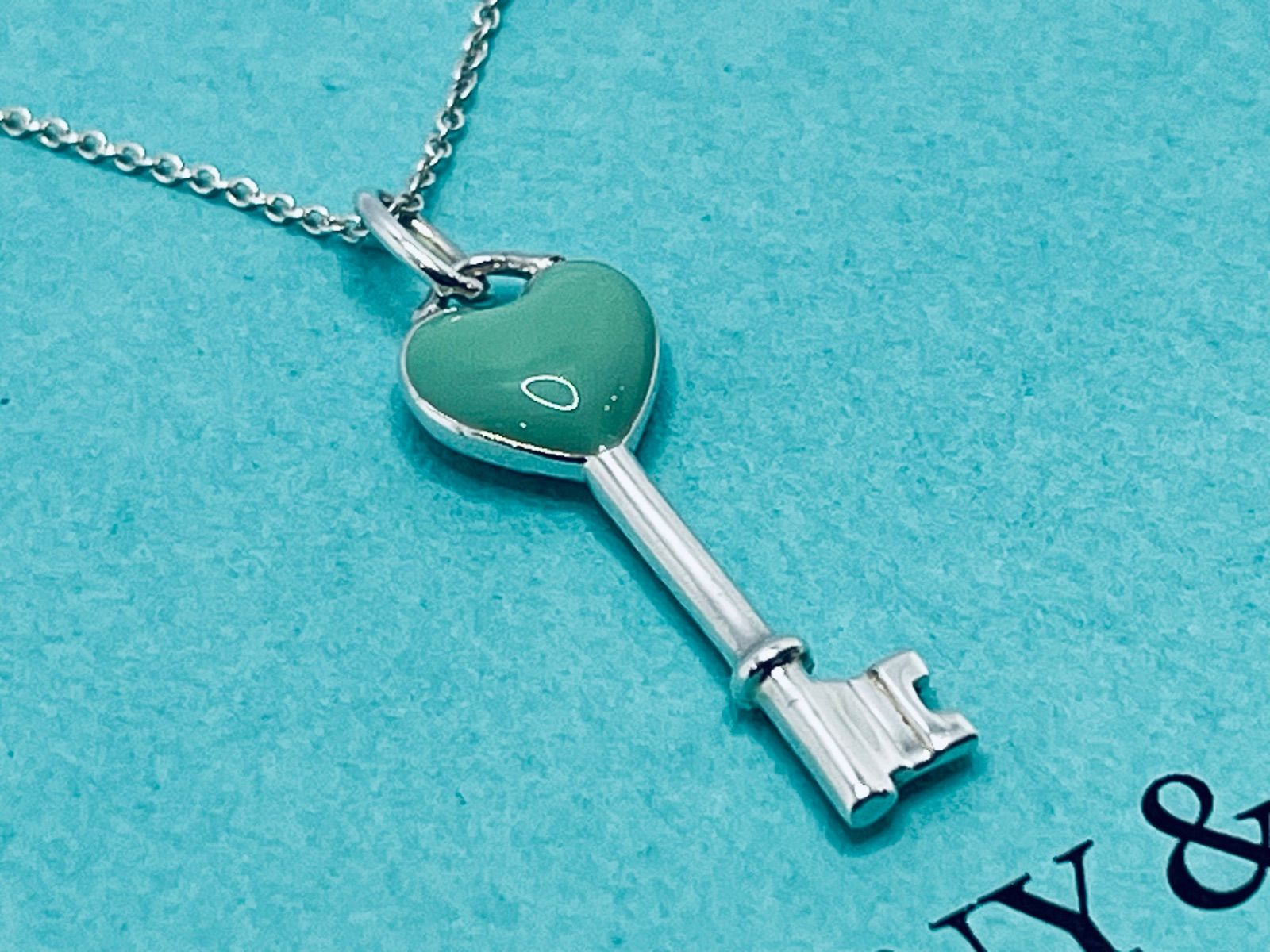 a175 Tiffany&Co. ティファニー ハート キー ネックレス ティファニー