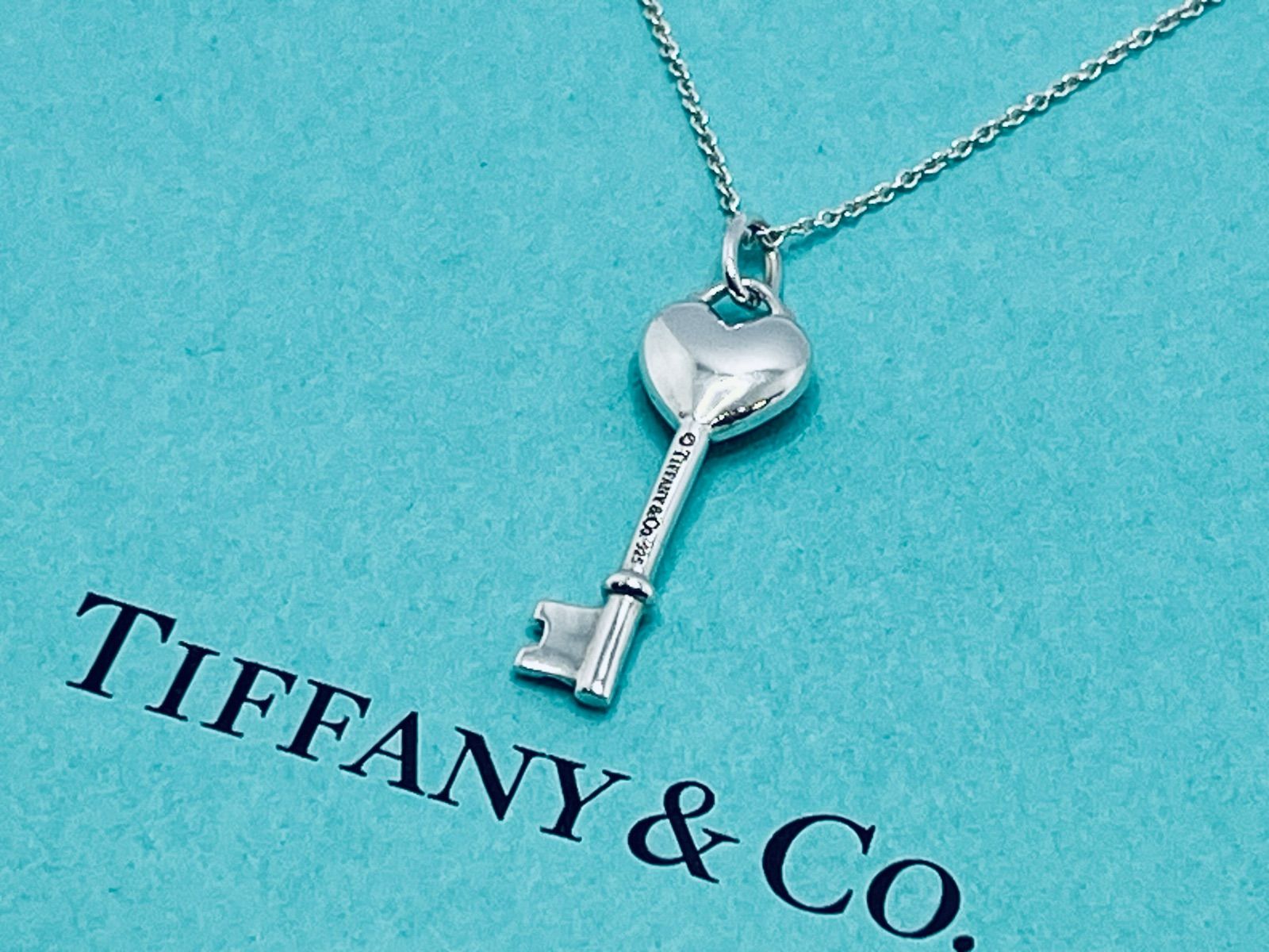 a175 Tiffany&Co. ティファニー ハート キー ネックレス ティファニー