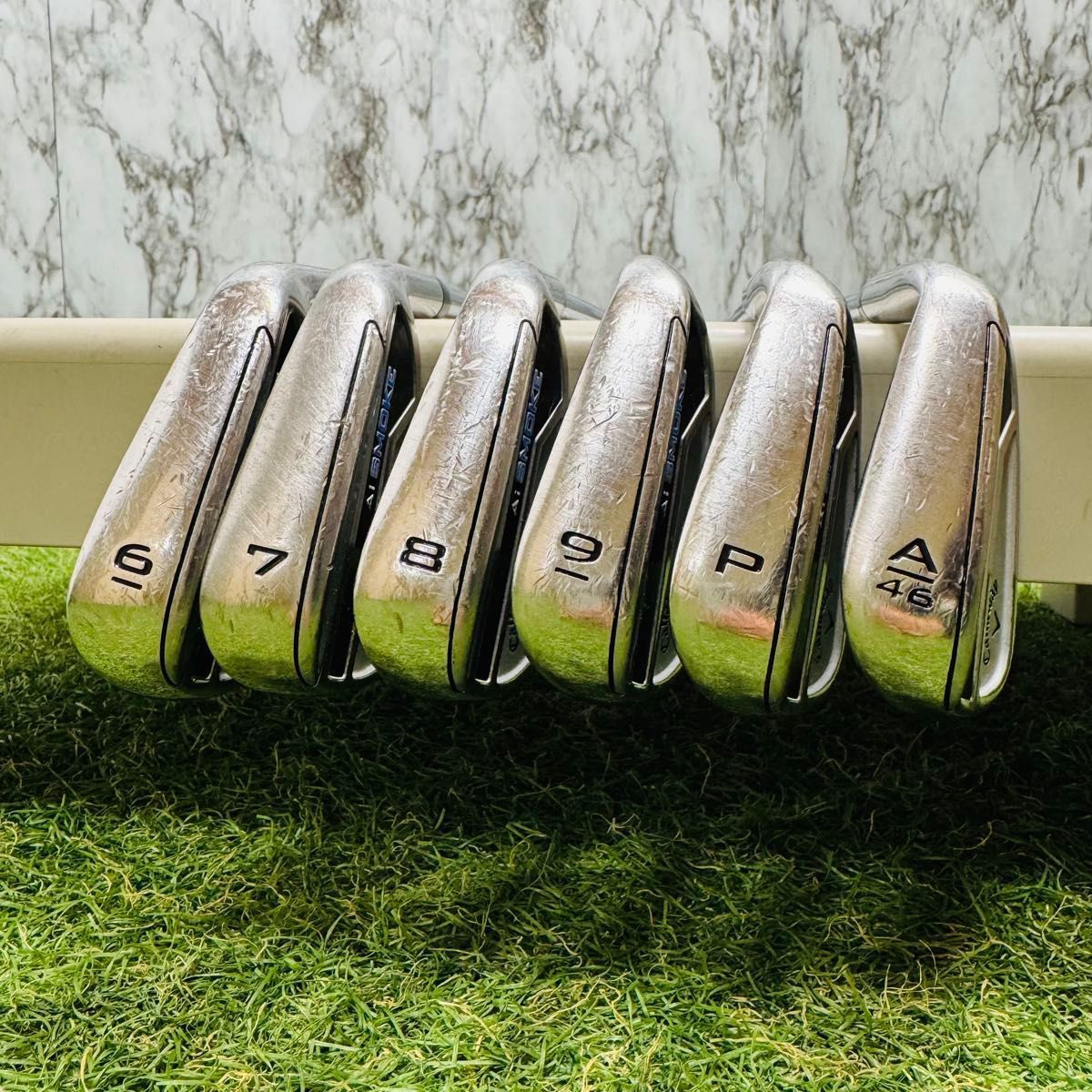 良品】キャロウェイ パラダイム Aiスモーク メンズアイアンセット 6本