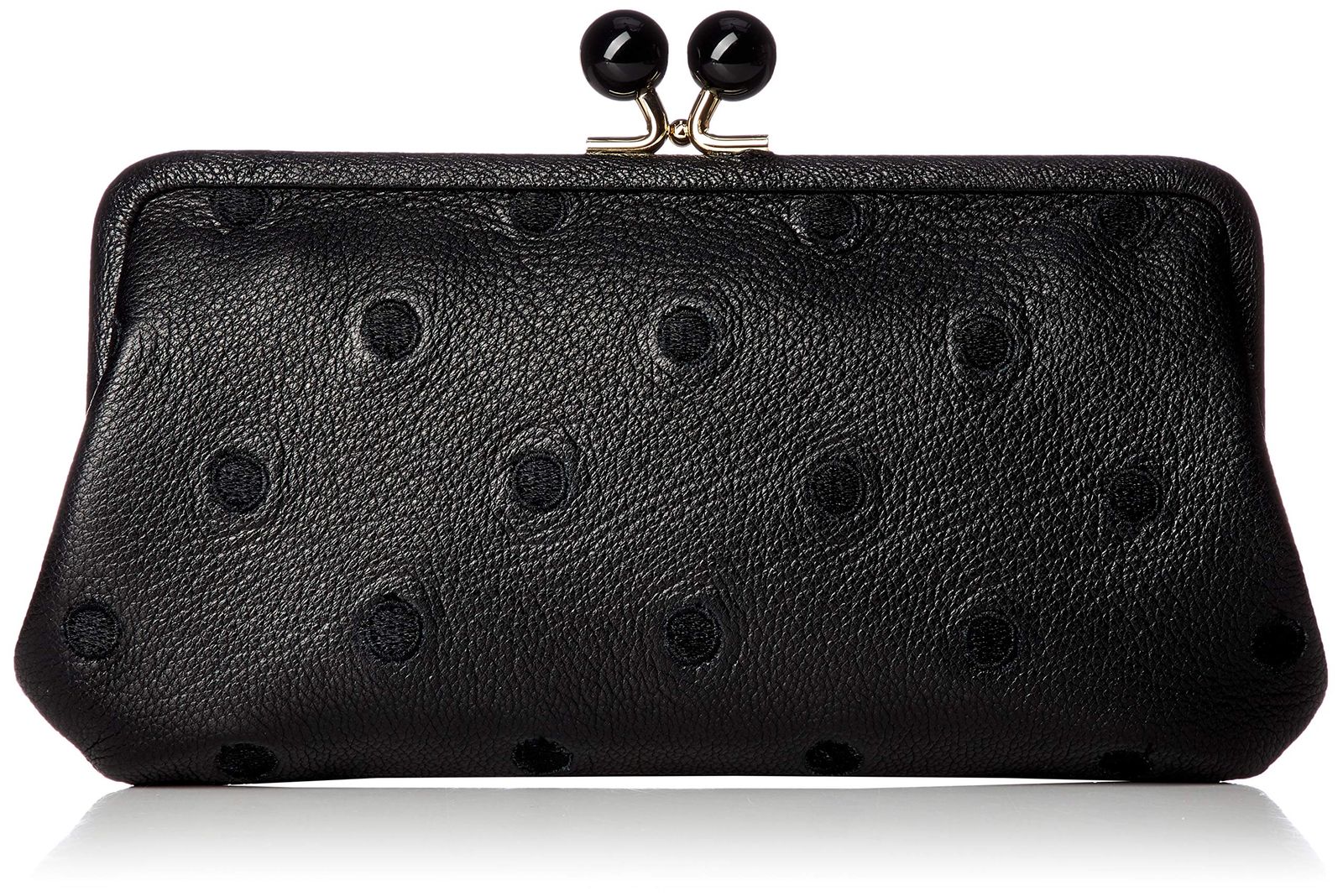 ペルケ アクリル玉がま口長財布 08 06 03161 レディース BKDOT