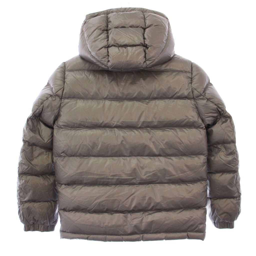 モンクレール MONCLER ダウンジャケット アウター ジップアップ ショート丈 フード ナイロン 140 cm グレー BB
