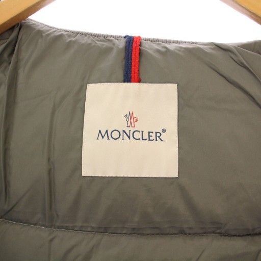  モンクレール MONCLER ダウンジャケット アウター ジップアップ ショート丈 フード ナイロン 140 cm グレー BB その他 ジャケット ブルゾン