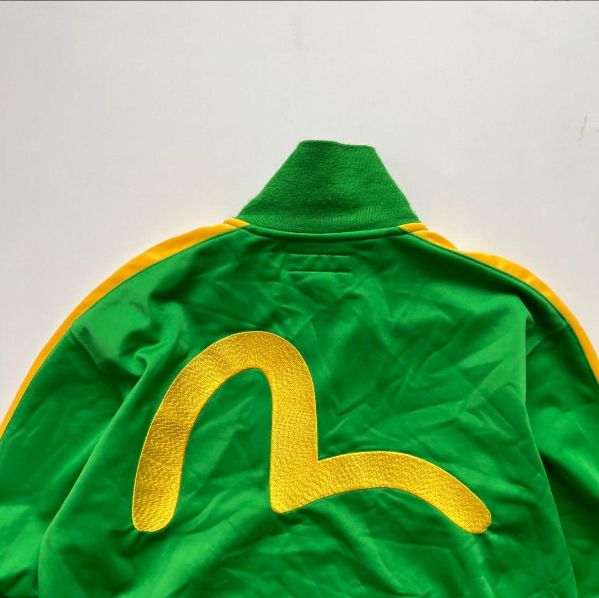 エヴィス】YAMANE EVISU トラックジャケット 刺繍 グリーン C309