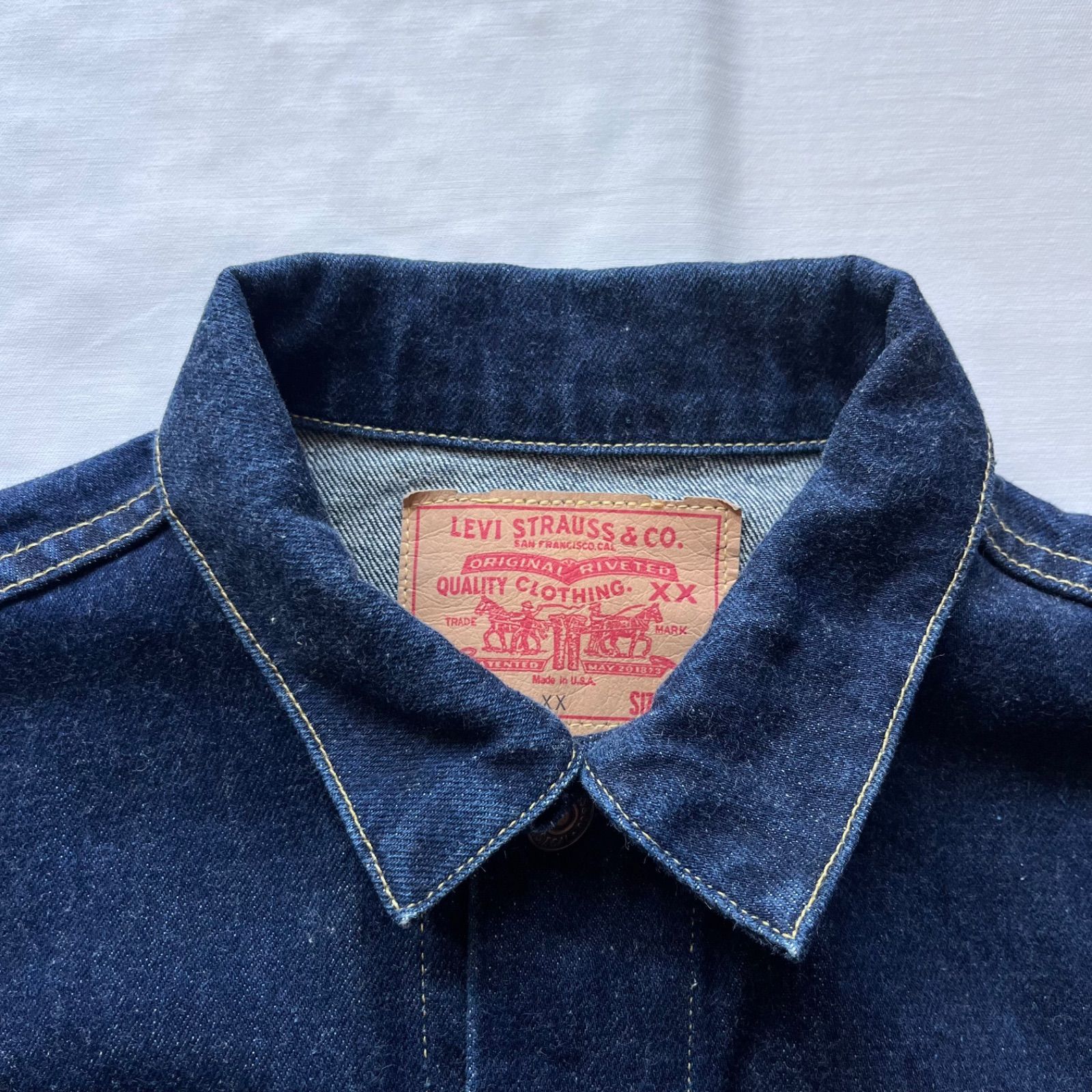 90s Levi's リーバイス557xx 40 希少 90s LVC Levis 557XX 40 BIG-E 3rd Gジャン - メルカリ