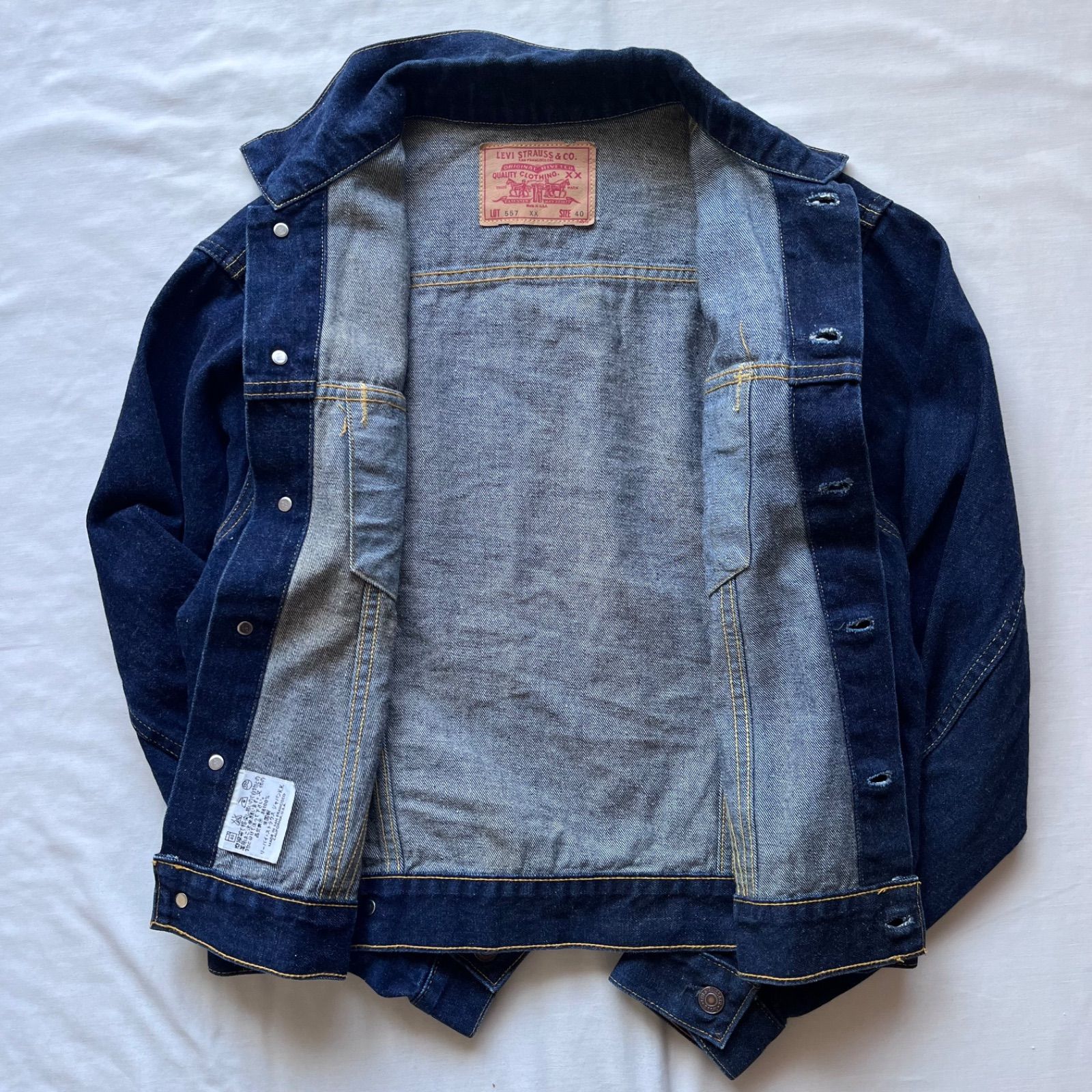 90s Levi's リーバイス557xx 40 levi's リーバイス levis 557xx デニムジャケット gジャン バレンシア