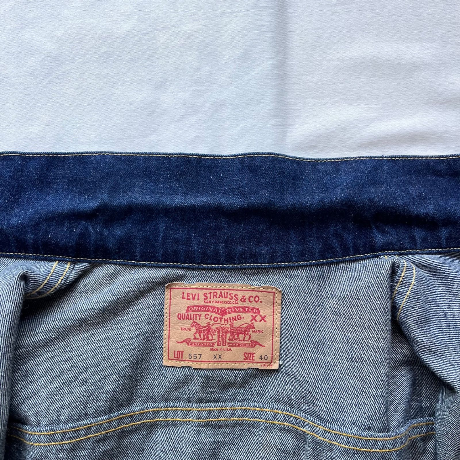levi's リーバイス levis 557xx デニムジャケット gジャン バレンシア