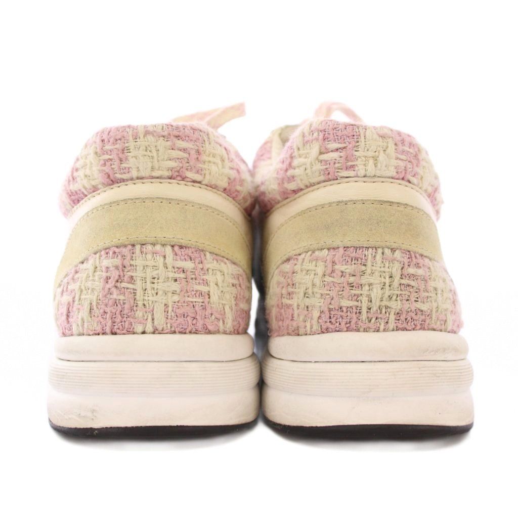 シャネル CHANEL ローカットスニーカー シューズ 厚底 ココマーク ロゴ