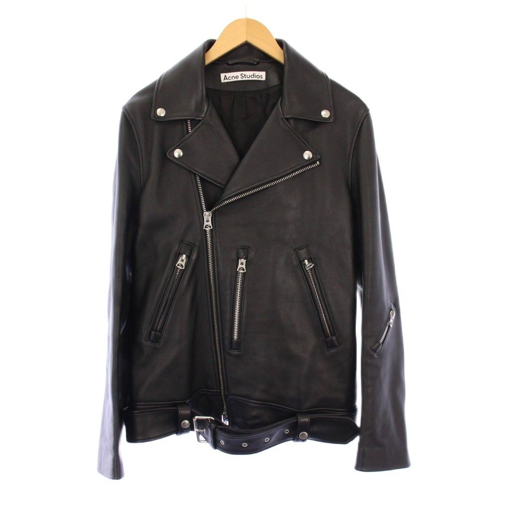 アクネ ストゥディオズ Acne Studios ダブルライダースジャケット 革