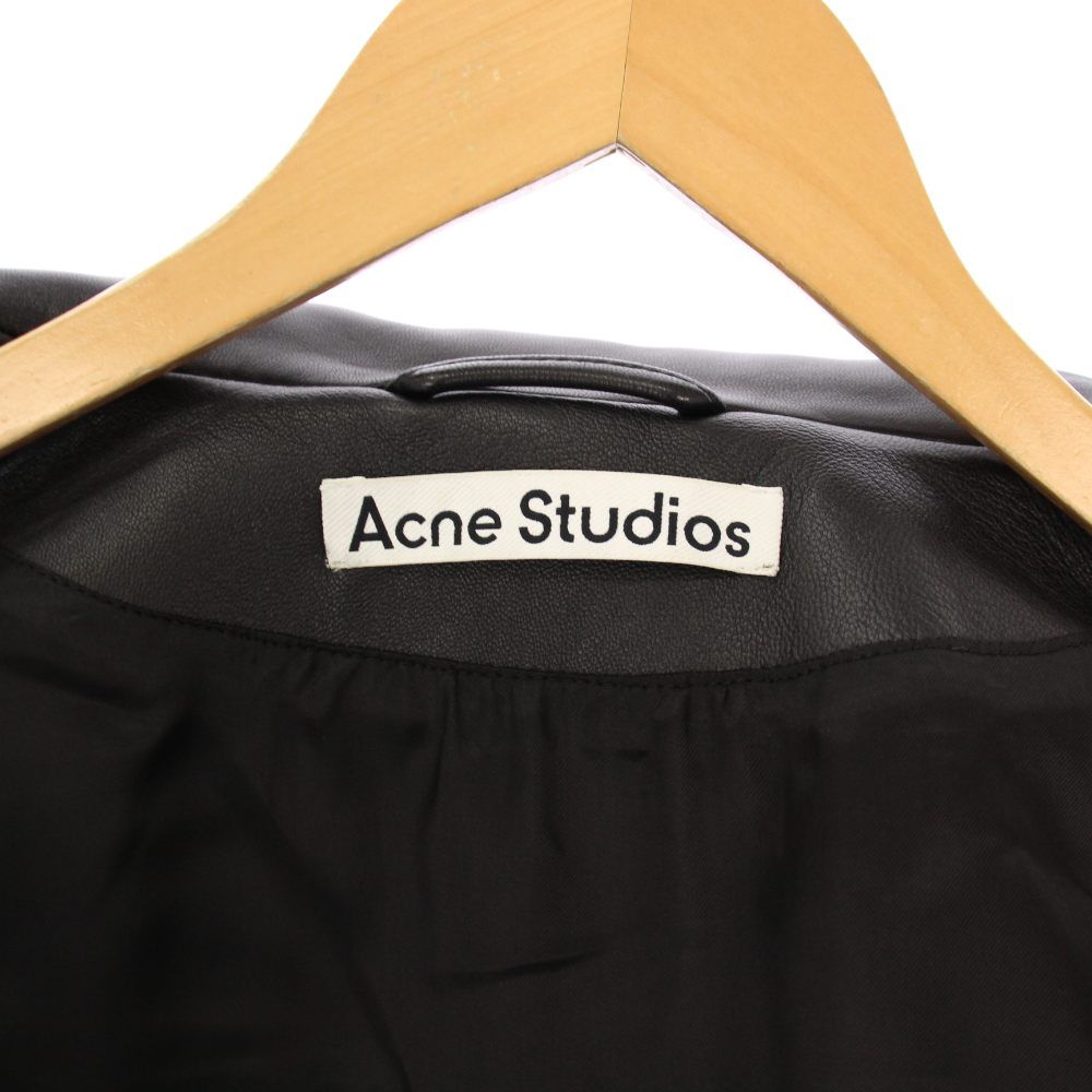 アクネ ストゥディオズ Acne Studios ダブルライダースジャケット 革