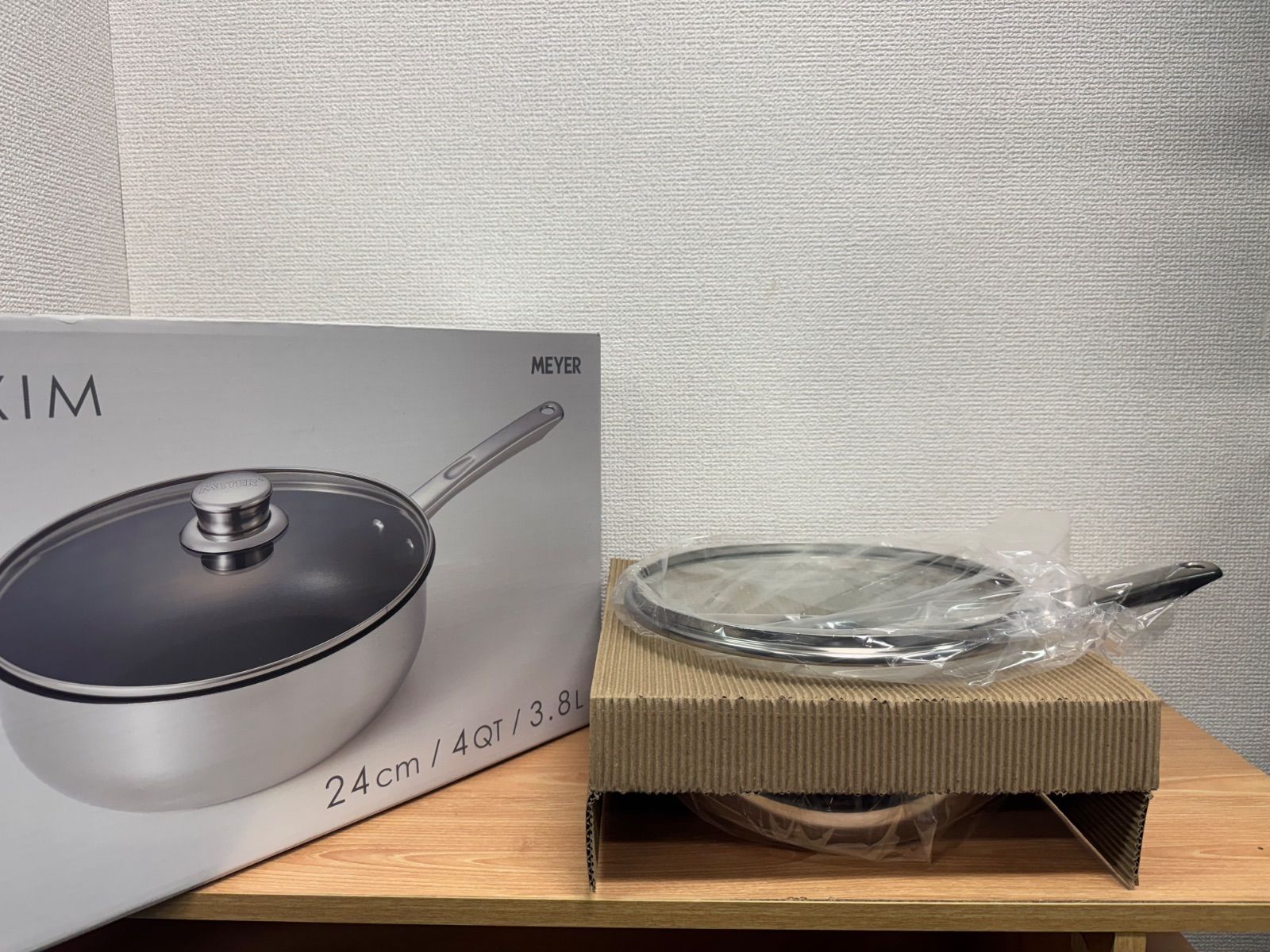 MEYER マイヤー マキシム エスエス 蓋付ディープパン 24cm - メルカリ