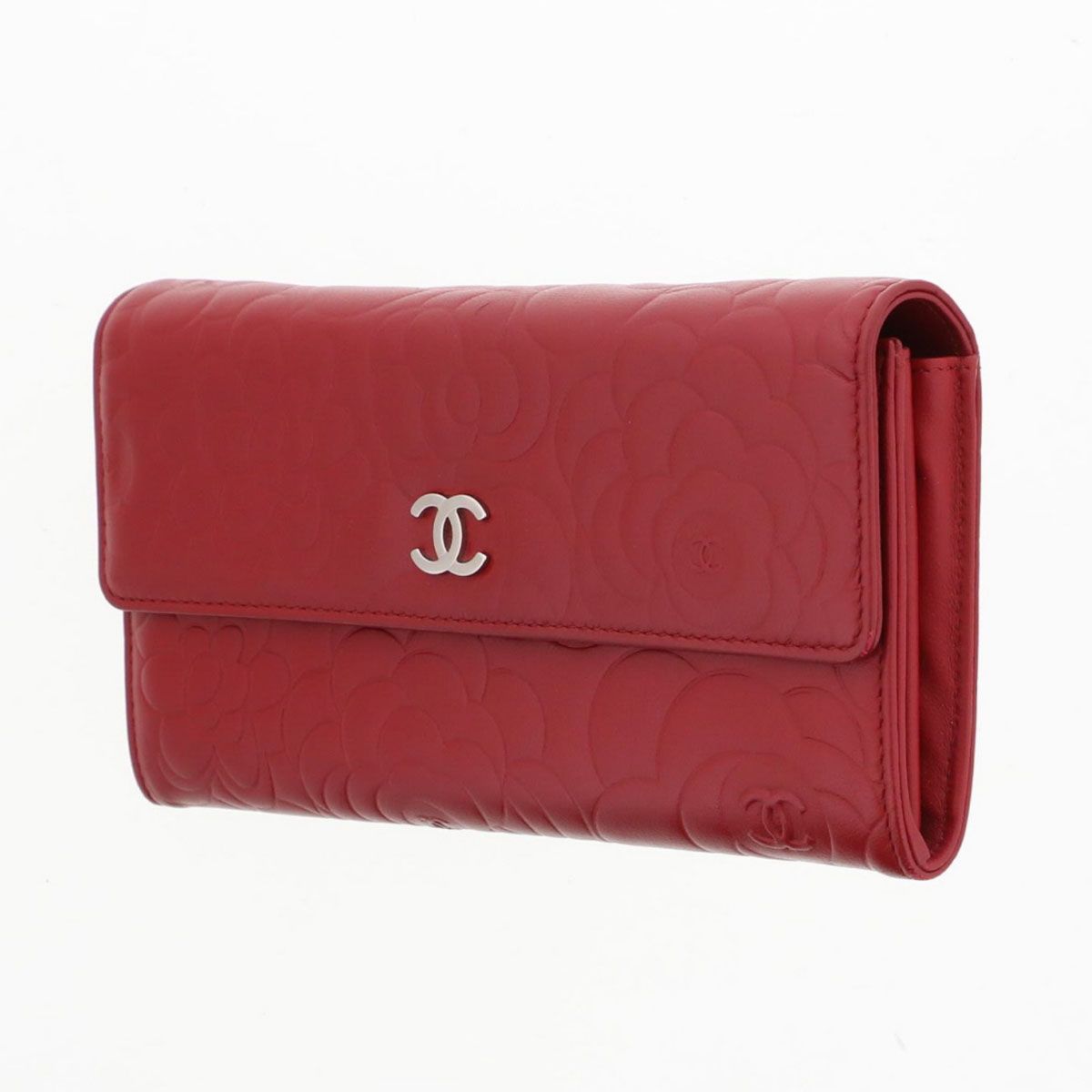 CHANEL シャネル ニューカメリア 二つ折り長財布 長財布 A82283