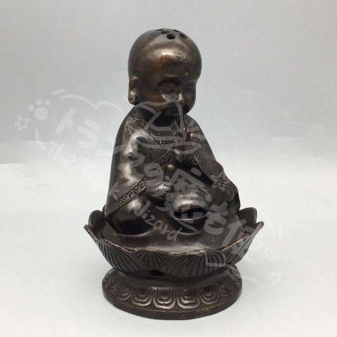 新年ギフト小坊主が香炉 茶道具 香道具 置物