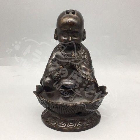 新年ギフト小坊主が香炉 茶道具 香道具 置物