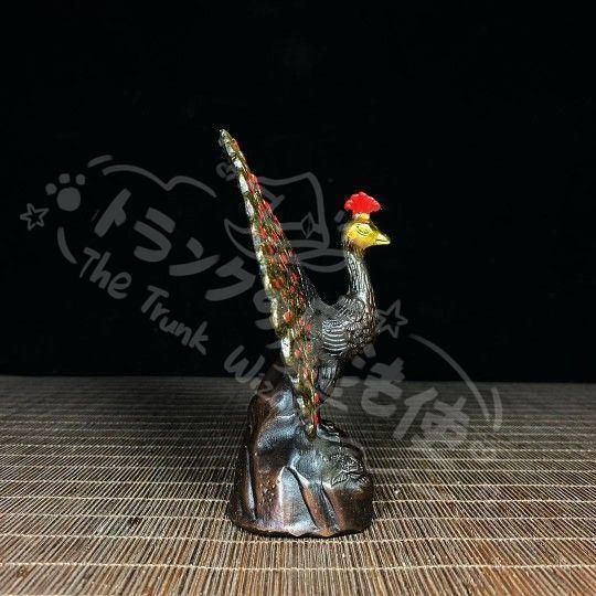 新年ギフトクジャク 置物 装飾品 現代工芸品美術品CZW1207P709 - メルカリ