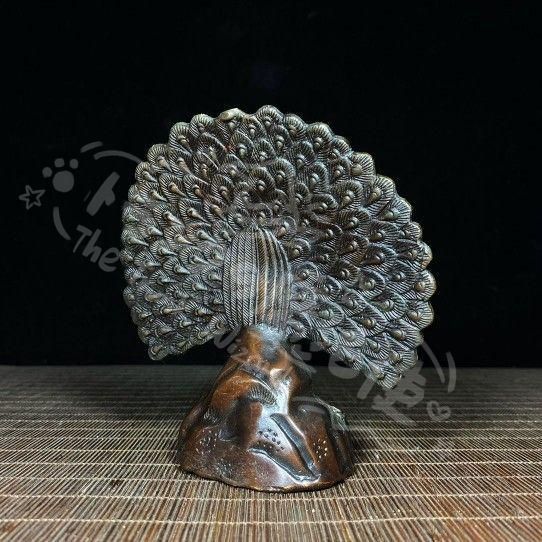 クジャク   置物 装飾品 現代工芸品美術品 新年ギフトクジャク 置物 装飾品 現代工芸品美術品CZW1207P709 - メルカリ